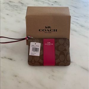 Coach Clutch Wristlet NWT